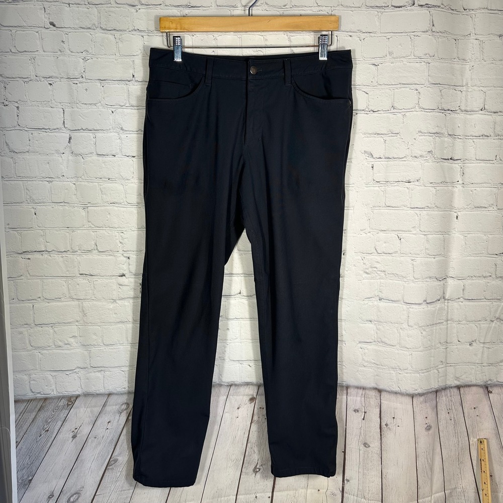 Lululemon Mens City Sweat Jogger Charcoal Grey‎ Heathered Tapered Pants Small